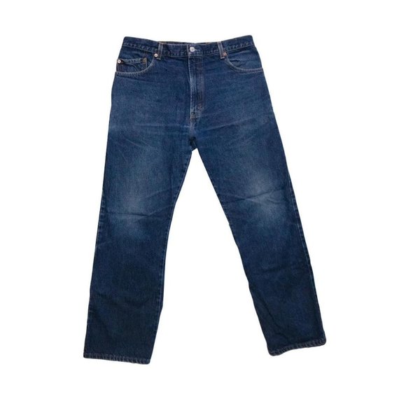 Levis 517 Red Tab Blue Denim Highwaisted Jeans Indigo Navy - Picture 1 of 3